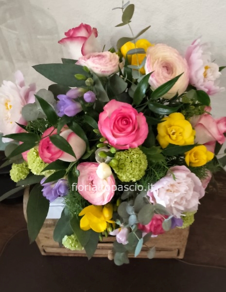 Bouquet misto colori primaverile